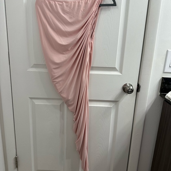 Norma Kamali Pink Asymmetrical Dress - Picture 7 of 12